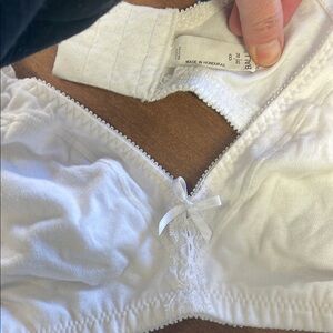 Bali White Lace Trim Bra